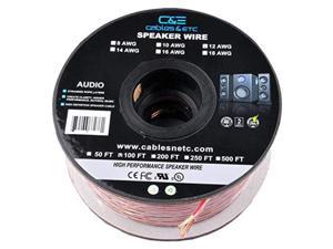 100ft (30m) Pro Series 12 Gauge OFC Speaker Wire, 12AWG (100 Feet / 30 Meter) Oxygen Free Copper UL CL3 Rated Fire Safety Speaker Wire Cable for Home Theater, Car Audio and Outdoor Use