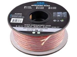 100ft (30m) Pro Series 16 Gauge OFC Speaker Wire, 16AWG (100 Feet / 30 Meter) Oxygen Free Copper UL CL3 Rated Fire Safety Speaker Wire Cable for Home Theater, Car Audio and Outdoor Use