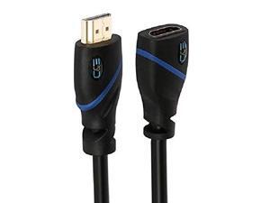 C&E High Speed HDMI Extension Cable Male to Female, 20 Feet, Supports Ethernet, 3D and Audio Return, CNE517728 C&E High Speed HDMI Extension Cable Male to Female, 20 Feet, Supports Ethernet, 3D and Audio Return, CNE517728