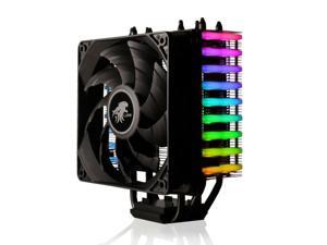 LEPA NEOllusion RGB M/B High Performance 200W+ TDP, 4 Heat pipes, 120mm PWM Fan, Aluminum Fins for AMD Ryzen AM4 / Intel LGA1200/1151 LEPA NEOllusion RGB M/B High Performance 200W+ TDP, 4 Heat pipes, 120mm PWM Fan, Aluminum Fins for AMD Ryzen AM4 / Intel LGA1200/1151