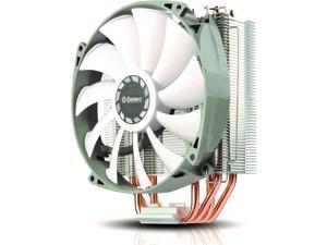 ENERMAX ETS-T40 Fit Outstanding Cooling Performance CPU Cooler 200W Intel/AMD 140mm Fan - White/Gray, ETS-T40F-RF ENERMAX ETS-T40 Fit Outstanding Cooling Performance CPU Cooler 200W Intel/AMD 140mm Fan - White/Gray, ETS-T40F-RF