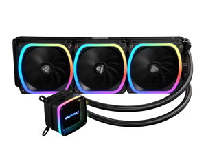 Enermax AQUAFUSION 360 Addressable RGB All-in-one CPU Liquid Cooler for AM4 / LGA 1200, 360mm Radiator, Dual-Chamber Water Block, SquA RGB Fans Enermax AQUAFUSION 360 Addressable RGB All-in-one CPU Liquid Cooler for AM4 / LGA 1200, 360mm Radiator, Dual-Chamber Water Block, SquA RGB Fans