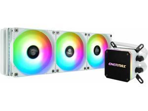 Enermax LIQMAX III ARGB 360, Addressable RGB All-in-one CPU Liquid Cooler for AM4 / LGA1200, 360mm Radiator, Dual-Chamber water block, ARGB Fan, White, ELC-LMT360-W-ARGB Enermax LIQMAX III ARGB 360, Addressable RGB All-in-one CPU Liquid Cooler for AM4 / LGA1200, 360mm Radiator, Dual-Chamber water block, ARGB Fan, White, ELC-LMT360-W-ARGB