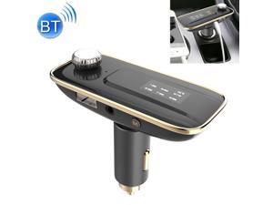 LS-3012 Wireless Bluetooth FM Transmitter MP3 Player Radio Adapter Car Kit Charger, with 1.1 inch Display, Hand-Free Calling, Music Player, USB Charging Port, NFC Function, Support TF Card S