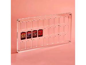 27 Grid Transparent Crystal Magnetic Game Card Storage Box For Switch