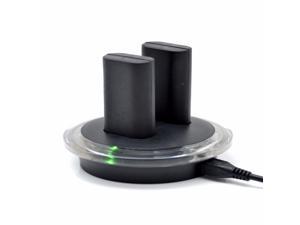 SND-362 Rechargeable Battery x 2 + USB Cable + Charging Dock Station with LED Indicator for X-ONE Wireless Controller
