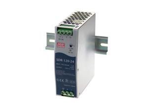 Mean Well SDR-120-24 DIN-Rail Power Supply with PFC Function, 24VDC, 5A, 120W Mean Well SDR-120-24 DIN-Rail Power Supply with PFC Function, 24VDC, 5A, 120W