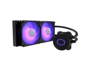 Cooler Master MasterLiquid ML240L RGB V2, Close-Loop AIO CPU Liquid Cooler, 3rd Gen Dual Chamber Pump, 240 Radiator, Dual SickleFlow 120mm for AMD Ryzen/Intel 1151 (MLW-D24M-A18PC-R2) Cooler Master MasterLiquid ML240L RGB V2, Close-Loop AIO CPU Liquid Cooler, 3rd Gen Dual Chamber Pump, 240 Radiator, Dual SickleFlow 120mm for AMD Ryzen/Intel 1151 (MLW-D24M-A18PC-R2)