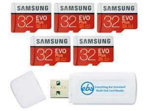 Samsung 64GB MicroSD XC Class 10 UHS-3 Mobile Memory Card for Motorola Moto M G4 G5 G5S Plus Z2 Z Force Play with USB 3.0 MemoryMarket Dual Slot MicroSD /& SD Memory Card Reader