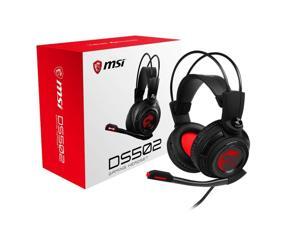 MSI Gaming Headset with Microphone, Enhanced Virtual 7.1 Surround Sound, Intelligent Vibration System (DS 502) MSI Gaming Headset with Microphone, Enhanced Virtual 7.1 Surround Sound, Intelligent Vibration System (DS 502)