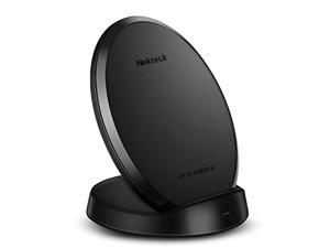 Nekteck Wireless Charger Fast Charge Stand Compatible with Samsung Galaxy S9 S9 Plus S8 S8 Plus S7 S7 EdgeNote 9 8 Standard Charger for iPhone X Xs Max  88 PlusNOT Included AC Adapter