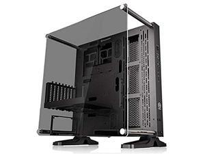 Thermaltake Core P3 ATX Tempered Glass Gaming Computer Case Chassis, Open Frame Panoramic Viewing, Glass Wall-Mount, Riser Cable Included, Black Edition, CA-1G4-00M1WN-06 Thermaltake Core P3 ATX Tempered Glass Gaming Computer Case Chassis, Open Frame Panoramic Viewing, Glass Wall-Mount, Riser Cable Included, Black Edition, CA-1G4-00M1WN-06