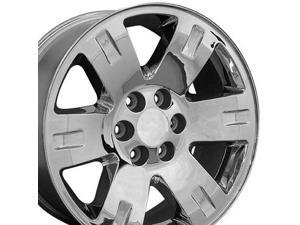 OE Wheels 20 Inch Fits Chevy Silverado Tahoe GMC Sierra Yukon Cadillac Escalade CV81 Chrome 20x8.5 Rim Hollander 5307 OE Wheels 20 Inch Fits Chevy Silverado Tahoe GMC Sierra Yukon Cadillac Escalade CV81 Chrome 20x8.5 Rim Hollander 5307