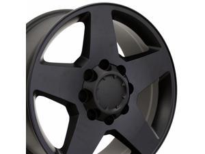 OE Wheels 20 Inch Fits Chevy 2500 3500 GMC 2500 3500 8x165 Heavy Duty Silverado Style CV91A 20x8.5 Rims Satin Black SET OE Wheels 20 Inch Fits Chevy 2500 3500 GMC 2500 3500 8x165 Heavy Duty Silverado Style CV91A 20x8.5 Rims Satin Black SET