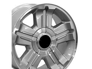 OE Wheels 18 Inch Fits Chevy Silverado Tahoe GMC Sierra Yukon Cadillac Escalade CV88 Silver Mach'd 18x8 Rim Hollander 5300 OE Wheels 18 Inch Fits Chevy Silverado Tahoe GMC Sierra Yukon Cadillac Escalade CV88 Silver Mach'd 18x8 Rim Hollander 5300