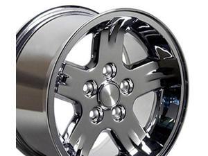 OE Wheels 15 Inch Fit Jeep Wrangler Cherokee JP03 Chrome 15x8 Rims Hollander 9050 SET OE Wheels 15 Inch Fit Jeep Wrangler Cherokee JP03 Chrome 15x8 Rims Hollander 9050 SET