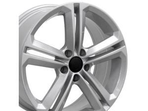 OE Wheels 18 Inch Fits Volkswagen GTI Jetta EOS CC Tiguan Rabbit Passat Golf Beetle VW CC Style VW18 Painted Silver 18x8 Rim Hollander 69924 OE Wheels 18 Inch Fits Volkswagen GTI Jetta EOS CC Tiguan Rabbit Passat Golf Beetle VW CC Style VW18 Painted Silver 18x8 Rim Hollander 69924
