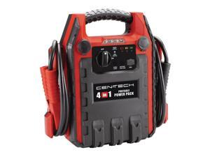 4-in-1 Jump Starter with 260 PSI Air Compressor; 12VDC outlet; Built-in Work Light 4-in-1 Jump Starter with 260 PSI Air Compressor; 12VDC outlet; Built-in Work Light