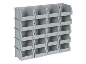 20 Bin Rail Mount Stackable Parts Storage 20 Bin Rail Mount Stackable Parts Storage