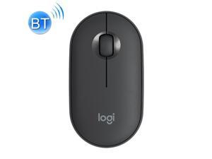 Logitech Pebble Cobblestone Shape Thin 3-keys 1000DPI Mute Wireless Bluetooth Optical Mouse, Wireless Range: 10m