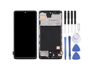 TFT LCD Screen for Samsung Galaxy A51 4G Digitizer Full Assembly with Frame
