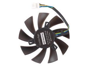 T129215SU 4 Pin Two Ball-Bearing Replace Cooling Fan for MSI Gigabyte GTX 1060 RX 480 460 570 580 R9 290X RX 550 Card Cooler Fan, Diameter: 85mm T129215SU 4 Pin Two Ball-Bearing Replace Cooling Fan for MSI Gigabyte GTX 1060 RX 480 460 570 580 R9 290X RX 550 Card Cooler Fan, Diameter: 85mm