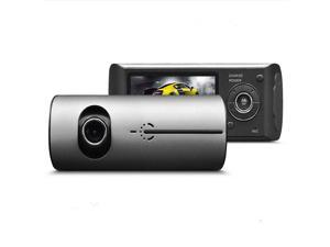 Dash Cam, R300 2.7 Inch Screen Driving Recorder GPS Track HD Front And Rear Dual Recording Driving Recorder SQ Program