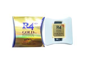 New R4I SDHC Dual Core Gold Pro Flash Card Adapter for 3DS, DSi XL / LL, DSL, DS