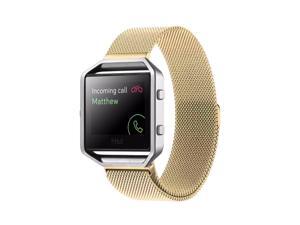 For Fitbit Blaze Bands with Frame, Milanese Mesh Loop Stainless Steel Magnetic Replacement Band with Metal Housing for Fitbit Blaze Watch Women and Men, Large, Gold, Rose Gold, Black, Silver For Fitbit Blaze Bands with Frame, Milanese Mesh Loop Stainless Steel Magnetic Replacement Band with Metal Housing for Fitbit Blaze Watch Women and Men, Large, Gold, Rose Gold, Black, Silver