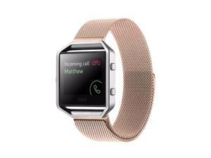 For Fitbit Blaze Bands with Frame, Milanese Mesh Loop Stainless Steel Magnetic Replacement Band with Metal Housing for Fitbit Blaze Watch Women and Men, Large, Gold, Rose Gold, Black, Silver For Fitbit Blaze Bands with Frame, Milanese Mesh Loop Stainless Steel Magnetic Replacement Band with Metal Housing for Fitbit Blaze Watch Women and Men, Large, Gold, Rose Gold, Black, Silver