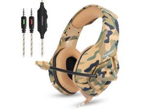 ONIKUMA K1 Deep Bass Noise Canceling Camouflage Gaming Headphone with Microphone For PS4, Smartphone, Tablet, PC, Notebook ONIKUMA K1 Deep Bass Noise Canceling Camouflage Gaming Headphone with Microphone For PS4, Smartphone, Tablet, PC, Notebook