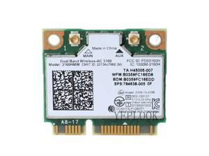 3160HMW Wi-Fi Bluetooth 4.0 Wireless-AC3160 802.11ac Mini PCI-E Scheda WLAN 433 Mbps 