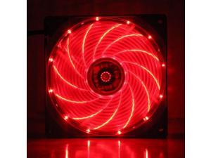 15 red LED Lights 12V 9cm 92mm 92x92x25mm PC CPU Case fan Cooling Fan 3pin 15 red LED Lights 12V 9cm 92mm 92x92x25mm PC CPU Case fan Cooling Fan 3pin