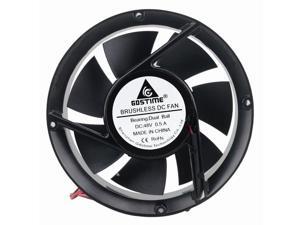 Ball Bearing 17cm 172x172x51mm 48V Brushless PC CPU Case fan Cooling Fan 2pin Ball Bearing 17cm 172x172x51mm 48V Brushless PC CPU Case fan Cooling Fan 2pin