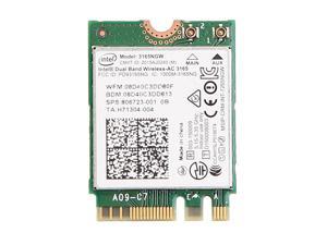 433Mbps Intel 3165NGW NGFF Dual Band 3165 Wireless-AC 802.11AC WiFi Card BT 4.0 433Mbps Intel 3165NGW NGFF Dual Band 3165 Wireless-AC 802.11AC WiFi Card BT 4.0