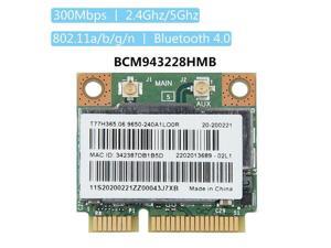 BCM943228HMB 300Mps 2.4/5GHz Bluetooth 4.0 Mini PCI-E Wifi Card for Laptop BCM943228HMB 300Mps 2.4/5GHz Bluetooth 4.0 Mini PCI-E Wifi Card for Laptop