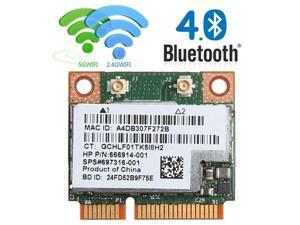 300M WiFi Bluetooth 4.0 Wireless PCI-E Card For BCM943228HMB HP SPS 718451-001