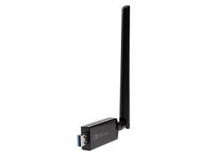 RTL8812AU Chipset 1200Mbps 2.4GHz/5GHz 802.11ac WiFi USB Adapter Dongle Antenna