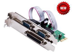 PCI-e Combo 2 Serial + 1 Parallel IEEE 1284 Controller card PCI express to RS232 com + printer LPT port adapter Moschip win10 PCI-e Combo 2 Serial + 1 Parallel IEEE 1284 Controller card PCI express to RS232 com + printer LPT port adapter Moschip win10