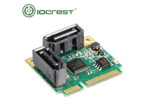 IOCREST Mini PCI-Express SATAIII 3.0 6Gbp/s ASM1061 controller Card IOCREST Mini PCI-Express SATAIII 3.0 6Gbp/s ASM1061 controller Card