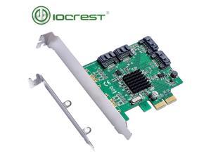 IOCREST SATA III 4-port PCI-e Version 2, x2 Slot Controller Card, HyperDuo, Software RAID, with Full and Low Profile Brackets IOCREST SATA III 4-port PCI-e Version 2, x2 Slot Controller Card, HyperDuo, Software RAID, with Full and Low Profile Brackets
