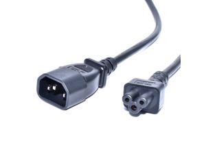 IEC 320 C13 Male To C5 Female Extension Cord AC Power Lead Cable 3Meter lenght,full copper wire 2500W Power IEC 320 C13 Male To C5 Female Extension Cord AC Power Lead Cable 3Meter lenght,full copper wire 2500W Power