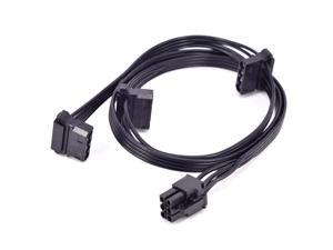 PCI-e 6Pin 1 to 3 Molex Peripheral 4Pin Power Supply Cable GPU 6 Pin to IDE for CORSAIR TX850M TX750M TX650M Modular PSU PCI-e 6Pin 1 to 3 Molex Peripheral 4Pin Power Supply Cable GPU 6 Pin to IDE for CORSAIR TX850M TX750M TX650M Modular PSU