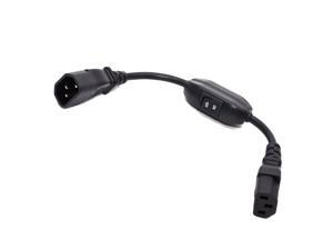 IEC 320 C14 to C13 Extension Power Cord,IEC 320 C13 Female to C14 Male with 10A On/Off Switch,C13 Power Cable with Switch IEC 320 C14 to C13 Extension Power Cord,IEC 320 C13 Female to C14 Male with 10A On/Off Switch,C13 Power Cable with Switch