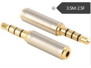 3.5mm Male to 2.5mm Female Stereo Audio Headphone Jack Adapter Converter 3.5mm Male to 2.5mm Female Stereo Audio Headphone Jack Adapter Converter