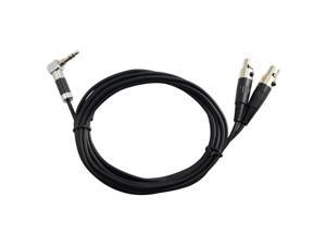 Right Angle 3.5mm Mini Stereo Male to 2 Mini XLR Female Breakout Y-Cable 0.3m Right Angle 3.5mm Mini Stereo Male to 2 Mini XLR Female Breakout Y-Cable 0.3m