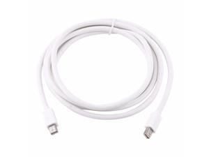Mini DP Displayport Male to Male Extension Video Audio Cable 5ft for Apple Macbook Mini DP Displayport Male to Male Extension Video Audio Cable 5ft for Apple Macbook