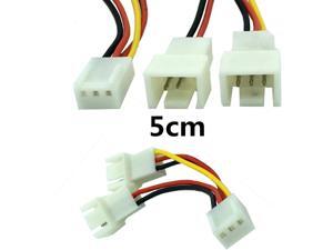 5cm 12V PC Fan 3 Pin Female Splitter VGA Extension Cable Power Connector Adapter 5cm 12V PC Fan 3 Pin Female Splitter VGA Extension Cable Power Connector Adapter