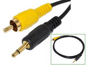 3.5mm Mono Male plug to RCA Male audio Cable Gold Plated Cord 1.8m 3.5mm Mono Male plug to RCA Male audio Cable Gold Plated Cord 1.8m