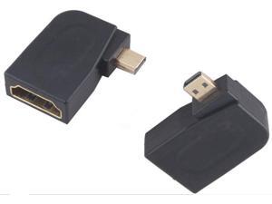 Right Angle HDMI Female to Micro HDMI Male Adapter Connector M/F Coupler Right Angle HDMI Female to Micro HDMI Male Adapter Connector M/F Coupler
